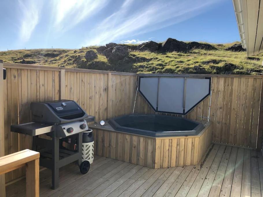 Eyvik Cottages - Private Hot Tub! Selfoss Exterior foto