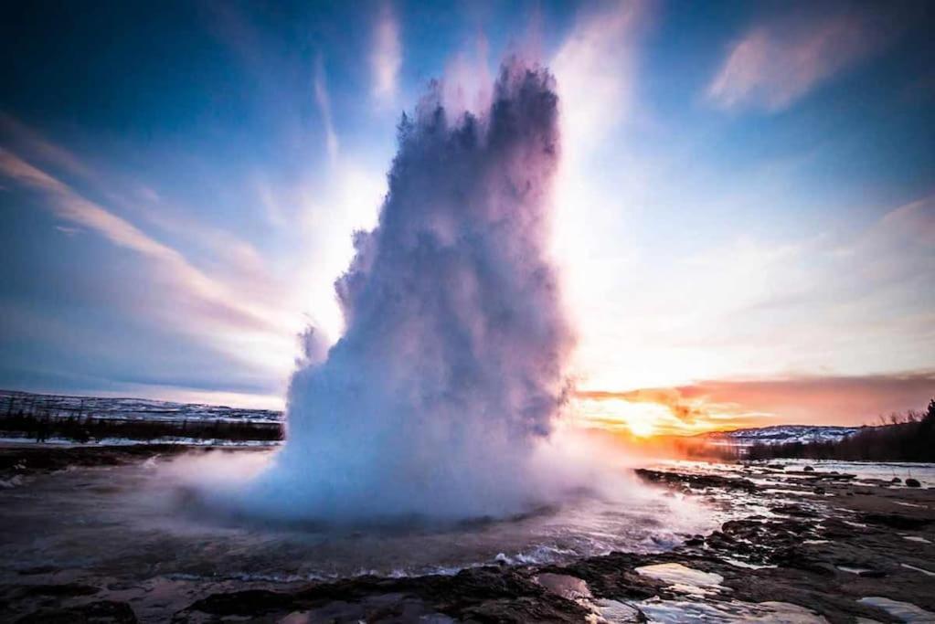 Eyvik Cottages - Private Hot Tub! Selfoss Exterior foto